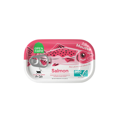 (EXP: 31/12月/2026) Open Farm Salmon Topper for Cats 3.17oz 滋味糧伴慕斯 三文魚 (OFC-T-S) 